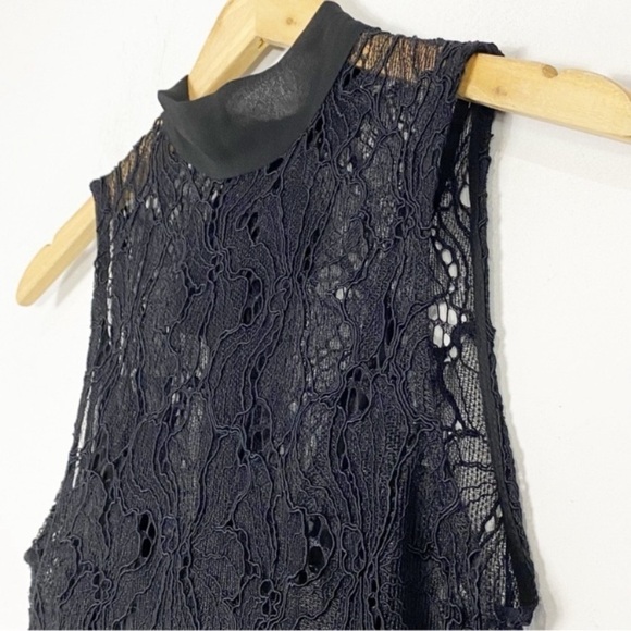 ZARA Collection Lace Mixed Jumpsuit Black - Picture 10 of 16
